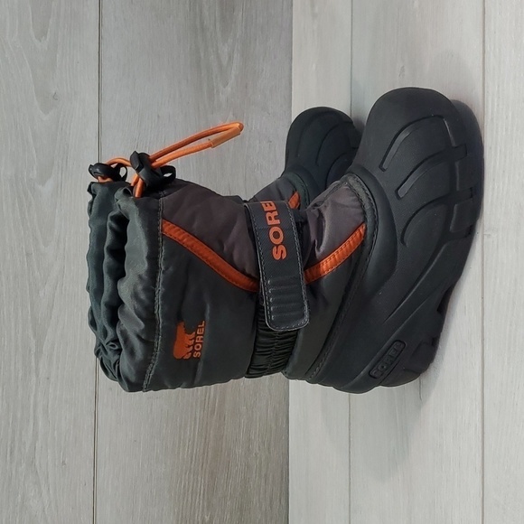Sorel Kids Boys Outdoor Duck Rubber Waterproof Boots shoes sz 10